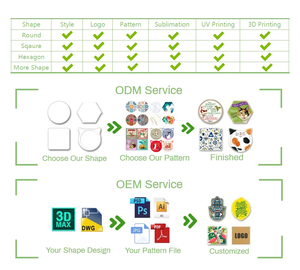 Cadeau poisson céramique aimant pour réfrigérateur personnalisé sublimation carrelage autocollants avec doux magnétique Home Decor vente en gros <span class=keywords><strong>pas</strong></span> <span class=keywords><strong>cher</strong></span> Souvenir - Product Image 5