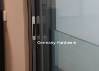 Puerta Corredera de Doble Cristal con Marco de Aleación de Aluminio de Diseño de Alta Gama, Insonorizada y con Aislamiento Térmico, para Exteriores, Sala de Estar, Lujo