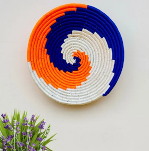 Cesta Colgante de Pared Redonda de Mimbre Tejida a Mano Estilo Art Deco para Decoración del Hogar, Sala de Estar y Dormitorio - Product Image 6