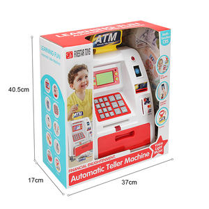 Caja Registradora Inteligente para Niños FiveStar, Juguete Electrónico de Cajero Automático, Juego de Imitación de Dinero, Juguete Educativo Bancario Hecho de Plástico Duradero - Product Image 6