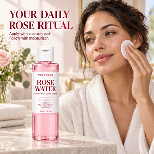 Tonique Visage Léger <span class=keywords><strong>de</strong></span> Luxe à la <span class=keywords><strong>Rose</strong></span> Naturelle <span class=keywords><strong>de</strong></span> Notre Marque pour Peaux Sèches et Ternes – Hydratant, Apaisant et Réparateur <span class=keywords><strong>de</strong></span> la Barrière Cutanée - Product Image 4