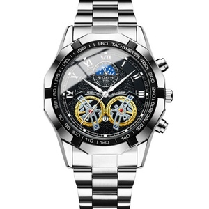Stylish Business <b>Automatic</b> Men's <b>Watch</b> with Luminous Finish, Waterproof <b>Skeleton</b>, Quartz <b>Watch</b> - Product Image 6