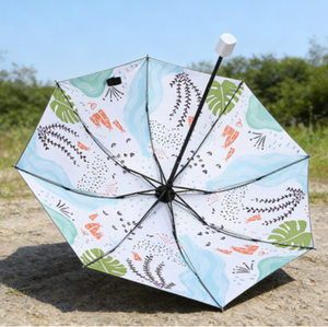 Parapluie personnalisé, parapluie imperméable, facile à transporter, parapluie de voyage 8K, parapluie pliable en 3 sections - Product Image 2
