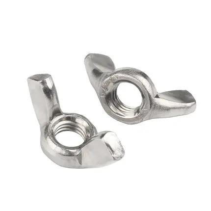 WING NUTS DIN315 Rounded Wings M8 M10 SS304 Butterfly Nuts Precision Casting DIN 315