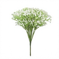 Dekorasi Pernikahan Bunga Baby's Breath Buatan, Buket Ikat Tangan, Tangkai Tunggal, Bunga Plastik, Cetakan Injeksi, Cina, Fotografi Luar Ruangan