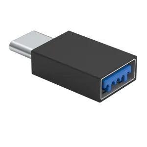 OEM ABS Znic aleación USB OTG USB Adaptador tipo C macho a USB 3,0 hembra convertidor