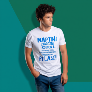 T-Shirt Unisex 210GSM 100% Cotone, Casual, Traspirante, Resistente, con Stampa DTF, Maglietta da Uomo - Product Image 3