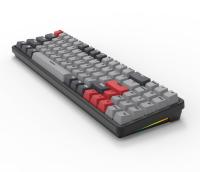 Clavier mécanique RGB haut de gamme, programmable et à changement à chaud, avec connecteur USB-C, 78 touches, pour PC et