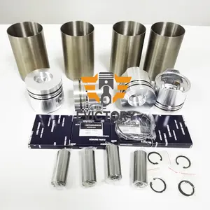 Untuk QUANCHAI Kit Overhauling QC490Q QC490T40 QC495T45 Kit Lengan Liner Silinder Ring Piston Mesin Diesel