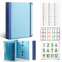Nouveau modèle de classeur à anneaux transparent à trois couches avec fermeture à pression pour insertion de documents