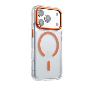 Nueva <span class=keywords><strong>Funda</strong></span> Magnética de Lujo con Recubrimiento Electrolítico para 17 Pro Max/16/15/14/13, <span class=keywords><strong>Funda</strong></span> Transparente Premium a Prueba de Golpes de TPU+PC - Product Image 2