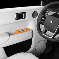 Stiker Tombol Pengangkat Kaca Jendela Suede untuk Aksesoris Interior Mobil Leading Li Lixiang L7 L8 L9