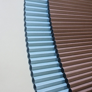 Chorro de agua tela no tejida tela plisada cortina plisada opaca completa - Product Image 5