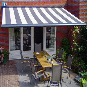 Toldo Retráctil Motorizado con Marco de Aleación de Aluminio, Toldo Eléctrico para Patio, Toldo Plegable Manual con <span class=keywords><strong>Manivela</strong></span> - Product Image 6