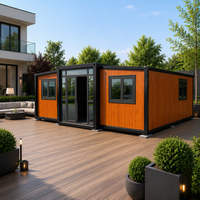 Maison préfabriquée extensible directement de l'usine, maison modulaire portable en conteneur à vendre, utilisable comme bureau ou appartement