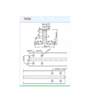 Thép hiện đại thang máy thang máy phụ tùng phụ kiện thang máy hướng dẫn đường sắt liên kết t Loại hệ thống Kích thước rỗng t114b T127-1B khách sạn - Product Image 3