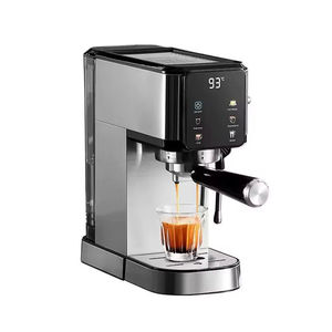 <b>Portable</b> Electric Espresso <b>Maker</b> Steam Milk Frother Stainless Steel <b>Coffee</b> Machine for Cappuccino Latte for Outdoor Household - Product Image 1