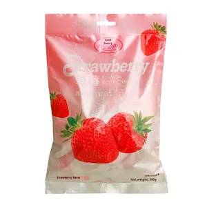 Vente en gros <span class=keywords><strong>de</strong></span> <span class=keywords><strong>sirop</strong></span> <span class=keywords><strong>de</strong></span> glucose pour gâteau <span class=keywords><strong>de</strong></span> bonbons mous fruités à saveur <span class=keywords><strong>de</strong></span> fraise enrobés pour bureau, loisirs, collations, mariages, sacs inclus - Product Image 4