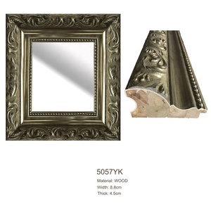 Marcos <span class=keywords><strong>para</strong></span> Cuadros, Marcos <span class=keywords><strong>para</strong></span> Pinturas al Óleo, Espejos, Decoración de Hoteles, Marcos de Pared, Venta al por Mayor, Estilo Barroco Clásico, Madera, Fábrica, Dorado - Product Image 3