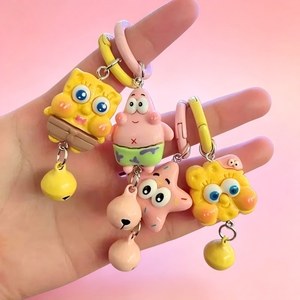 Portachiavi <span class=keywords><strong>SpongeBob</strong></span> e Patrick Star, Ciondolo per Borsa Cartone Animato, Regalo per Coppie e Migliori Amici, per Ragazze - Product Image 5