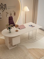 Bureau de consultation de luxe léger haut de gamme pour salon de beauté médical et clinique dentaire, avec plateau en acrylique, tiroir de rangement, personnalisable