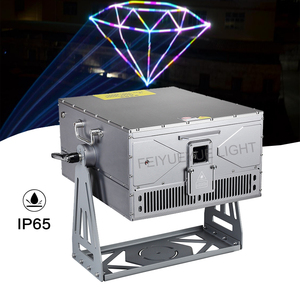 Açık su geçirmez sahne lazer gösterisi 20w-40w 40Kpps RGB tarayıcı tam renkli IP65 animasyon lazeri işık DMX512 kontrol Ra90 CRI - Product Image 1