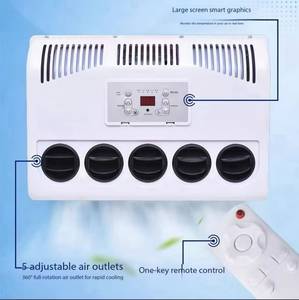 <span class=keywords><strong>Kit</strong></span> de climatisation de stationnement 12V/24V DC avec télécommande pour camion, camping-car, fourgonnette. - Product Image 5