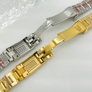 Bracelet Jubilé de luxe 20MM en <span class=keywords><strong>acier</strong></span> inoxydable doré, noir et argenté avec fermoir Glide Lock pour montres <span class=keywords><strong>Daytona</strong></span>, Submariner, DateJust - Product Image 6