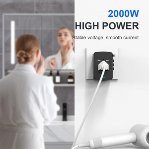 ปลั๊กแปลงไฟอัจฉริยะอเนกประสงค์ 35W 5V/2A ปลั๊กแปลงไฟสำหรับเดินทางระหว่างประเทศ ปลั๊กต่อพ่วง ชาร์จไฟอัจฉริยะ - Product Image 4