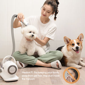 NEKASA <span class=keywords><strong>Neabot</strong></span> P1 PRO Accessoires pour chiens et chats Fournitures Produits Tondeuse à poils d'animaux Brosse Kit de toilettage - Product Image 2