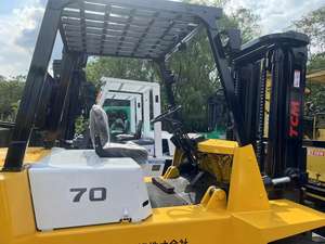 Le Japon a importé un mini chariot élévateur diesel d'occasion TCM 70 7 tonnes vente de machines de construction à Shanghai stock de haute qualité - Product Image 6