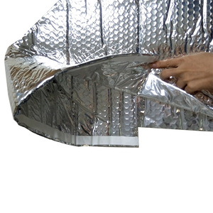Bolsas enfriadoras con revestimiento de caja térmica de lámina de <span class=keywords><strong>plata</strong></span> con aislamiento térmico de estilo de diseño industrial en forma de hoja - Product Image 3