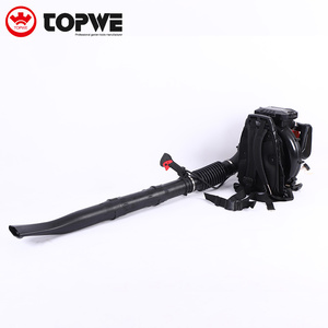 Soplador de hojas a gasolina de mochila de 2 tiempos de alta potencia con ajuste para limpieza de jardín y césped - Product Image 1