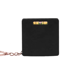 Mini mètre ruban de 1 mètre avec niveau à bulle, porte-clés, outil de mesure, échelle métrique et impériale, portable, idéal comme cadeau - Product Image 4