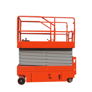Plataforma elevadora de tijera sobre orugas con certificación CE/pequeña elevación aérea para hombre de trabajo 12M 16m mesas elevadoras de tijera con orugas a la venta - Product Image 1