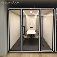 Cabine téléphonique insonorisée mobile Soundbox pour bureau ouvert, studio à domicile, intimité