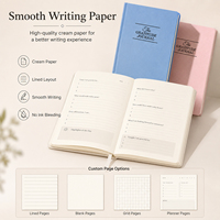 Carnet de Gratitude à Couverture Rigide en Lin, Cahier en Tissu pour Écriture Quotidienne, Vente en Gros avec Logo Personnalisé