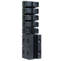 Sistema de Altavoces Line Array Activo Dual de 10 Pulgadas con Subwoofer de 18 Pulgadas, Altavoces de Audio con Imán de Neodimio, Equipo de Sonido para Iglesia