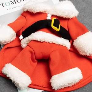 मछली राजकुमारी xl क्रिसमस सांता क्लॉज़ खड़े कुत्ते पोशाक क्लासिक शैली कुत्ते कोट - Product Image 3