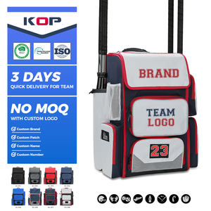 Sac à dos de sport KOP Team de très grande capacité pour équipement de softball et baseball avec système d'étagères et compartiment à chaussures - Product Image 1