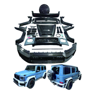 Kit de Carrocería Estilo B para <span class=keywords><strong>Mercedes</strong></span> <span class=keywords><strong>Gwagon</strong></span> W465 W464, Ajuste Perfecto, 2025 G800, Parachoques Delanteros y Traseros, Capó, Molduras de Ruedas, Luz de Techo - Product Image 1