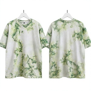 T-shirts pour hommes à coupe classique, très vendus, style uni d'été, vierges, tie-dye, écologiques, 100 % coton, en tissu tricoté anti-transpiration - Product Image 1
