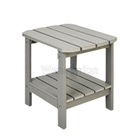 Tabouret de salle de bain moderne populaire, Patio de jardin, Table basse en plastique, bois, petite Table d'angle moderne