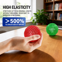 Filament d'imprimante 3D flexible TPU 95A, 1,75 mm, 1 kg, haute élasticité, prix usine &amp;   Résistance ; Résistant à l'eau, faible rétrécissement