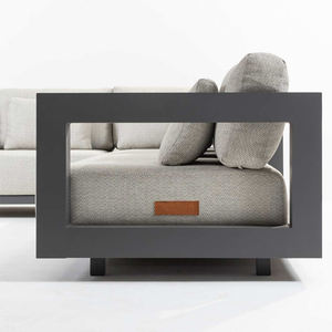 طقم أريكة حديقة ، حمام سباحة من الألومنيوم مقاوم للماء للفناء - Product Image 3