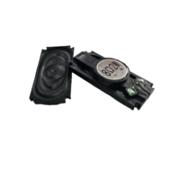 1635 JL-163 Altavoz de 16 mm x 35 mm, 8 ohmios, 2 W, Carcasa de Plástico, Unidad de Controlador Magnético Interno Pasivo de Alta Calidad, Altavoz Cuadrado para Monitor LCD de Portátil