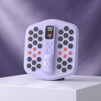 Masseur de pieds et mollets EMS avancé avec nœuds d'acupression profonds, lumière rouge, chaleur, compression, étirement des tendons, système de récupération musculaire