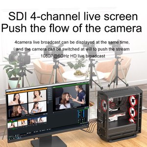 Tarjeta de captura Acasis de 4/2/1 canales PCIE, tarjeta de vídeo compatible con SDI/HDMI, tarjeta de captura 1080P/4K 60Hz para PCIE-X4/X8/X16 para computadora - Product Image 3