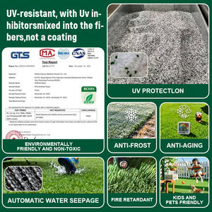 Césped Sintético para Todas las Estaciones |   Césped <span class=keywords><strong>Artificial</strong></span> para Jardín, Patio Trasero, <span class=keywords><strong>Terraza</strong></span>, Balcón, Azotea y Piscina - Product Image 6