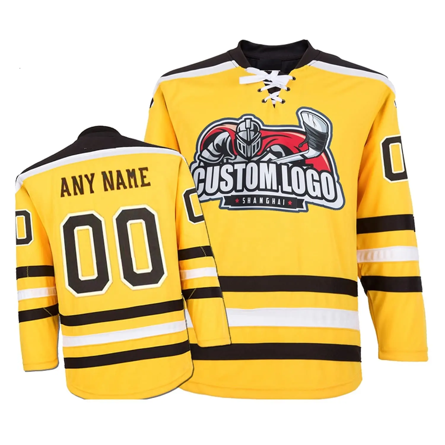 Black Men Women Youth S-8XL Authentic Stitched Name Numbers Make Your Own Custom Ice Hockey Jersey